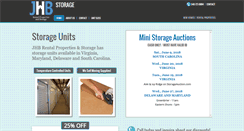 Desktop Screenshot of jhbrentalpropertiesandstorage.com
